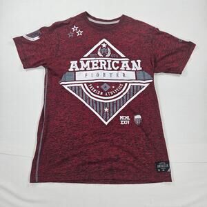 American Fighter Premium Athletics Crossroads T-Shirt in Rusted Red Size Small‎